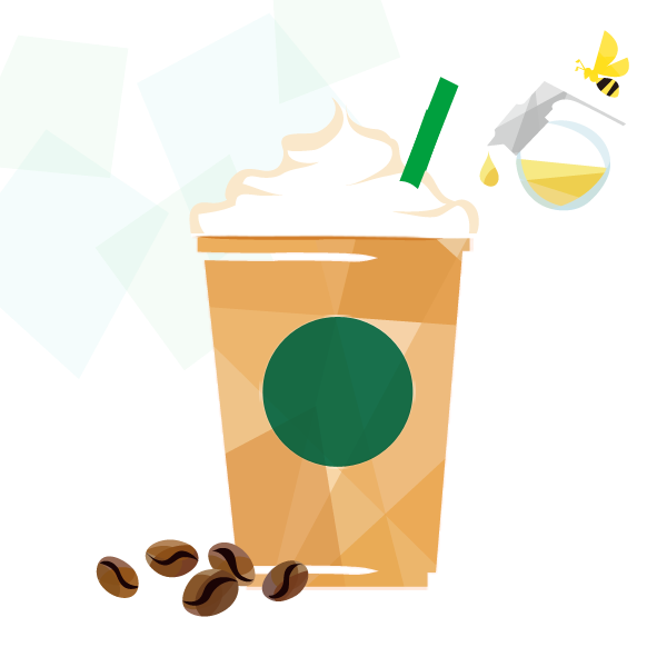 コーヒー フラペチーノ With ホイップクリーム ハチミツ スターバックス コーヒー ジャパン