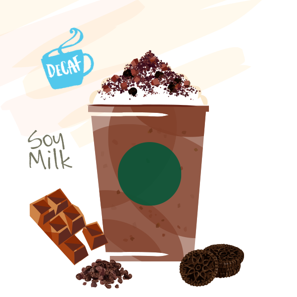 ディカフェ ソイ チョコレート オン ザ チョコレート フラペチーノ スターバックス コーヒー ジャパン