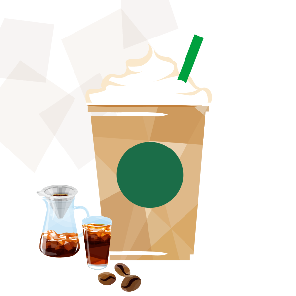 コールドブリュー コーヒー フラペチーノ With ホイップクリーム スターバックス コーヒー ジャパン