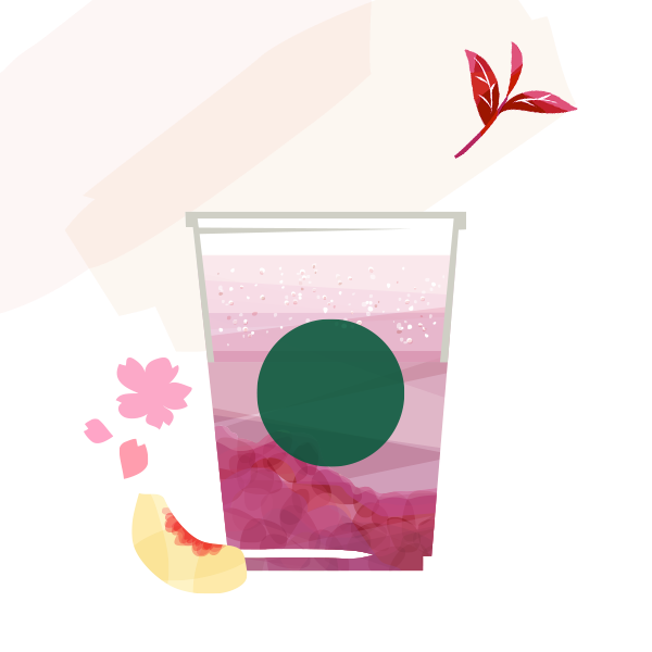 桜 咲くよ パッション 白桃 ソーダ｜スターバックス コーヒー ジャパン
