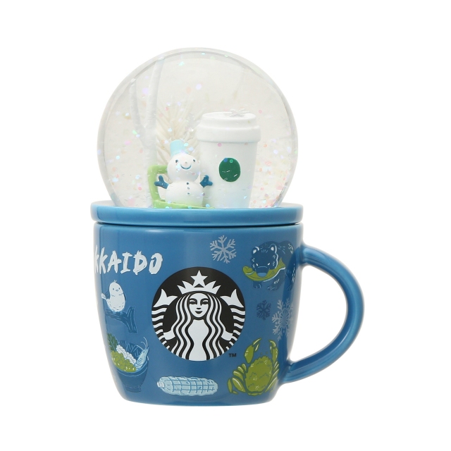 ラスト4個　スターバックス 限定 スノードーム＆マグ セット コレクタブルスノーグローブ＆マグJAPAN89ml|マグカップ|mug