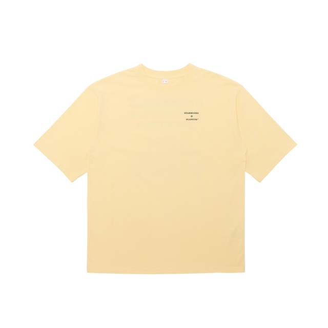 [オンラインストア限定]オーバーサイズTシャツ PEANUTS イエロー L-XL